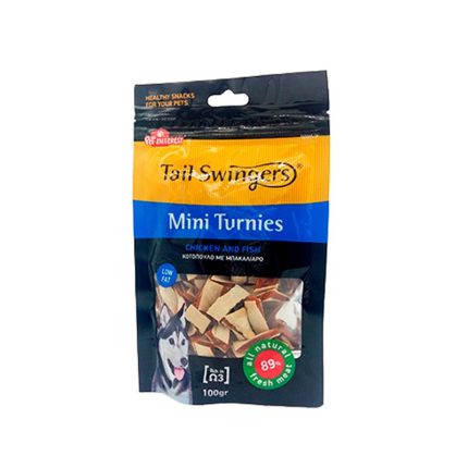 Tail Swingers Mini Turnies Chicken with Fish - 100gr