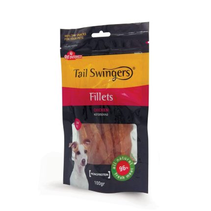 Tail Swingers Soft Chicken Fillets Slices - 100gr