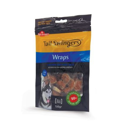 Tail Swingers Wraps Chicken and Fish Skin - 100gr
