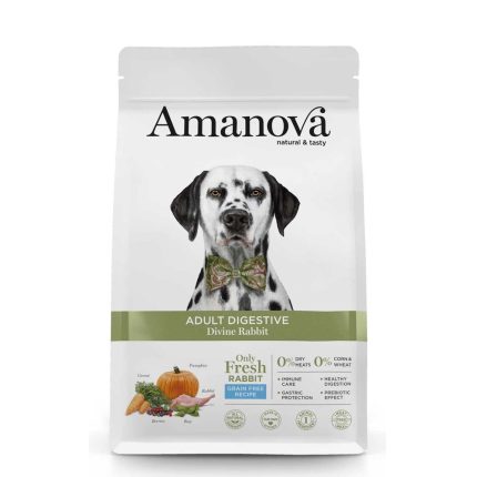 Amanova Dog Grain Free Adult Digestive Divine Rabbit 2kg