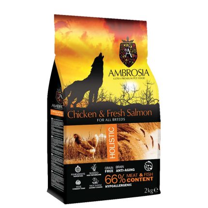 Ambrosia Grain Free Adult Chicken & Salmon 2kg