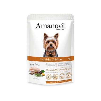 Amanova Dog Adult Exquisite Chicken Grain Free 100g Φακελάκι