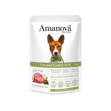 Amanova Dog Adult Luscious Lamb and Pork Grain Free 100g Φακελάκι