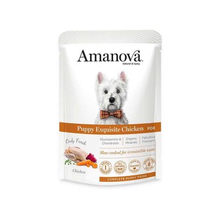 Amanova Puppy Exquisite Chicken Grain Free 100g Φακελάκι