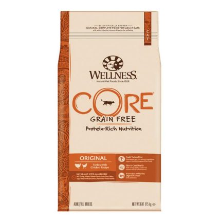 Wellness Core Cat Original Γαλοπούλα Kοτόπουλο 1.75kg