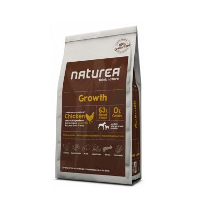 Naturea Grain Free Growth 2kg + Δώρο Λάδι Σολωμού 100ml