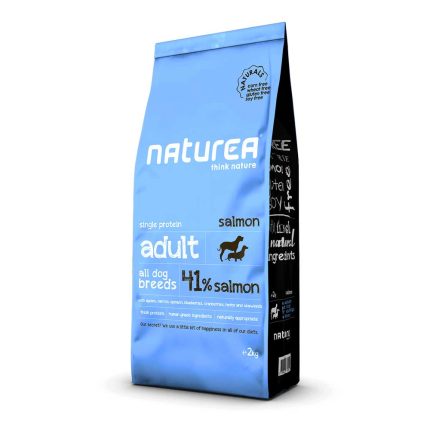 Naturea Naturals Adult Salmon 2kg + Δώρο Λάδι Σολωμού 100ml