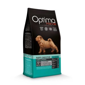 Optimanova Dog Grain Free Puppy Digestive Rabbit & Potato 12kg + ΔΩΡΟ Λάδι Σολομού 100ml