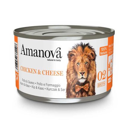 Amanova Cat Chicken and Cheese Broth 70gr