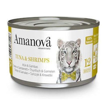Amanova Cat Tuna and Shrimps Broth 70gr