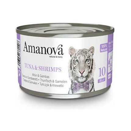 Amanova Cat Tuna and Shrimps Jelly 70gr