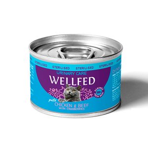 Wellfed Cat Sterilised Urinary Chicken and Beef with Cranberries 200gr