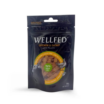 Wellfed Mini Fillets Chicken and Catnip 50gr