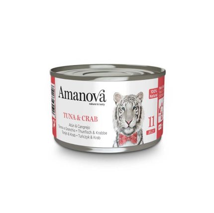 Amanova Cat Tuna & Crab σε Ζελέ 70gr