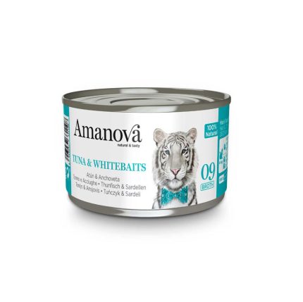 Amanova Cat Tuna & Whitebaits σε Ζωμό 70gr