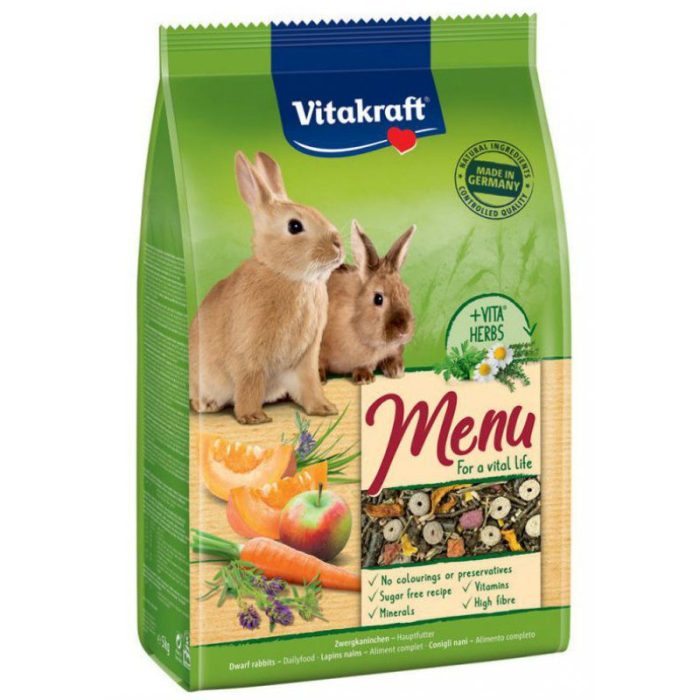 Vitakraft Menu Vital Premium Τροφή για Kουνέλια 1kg
