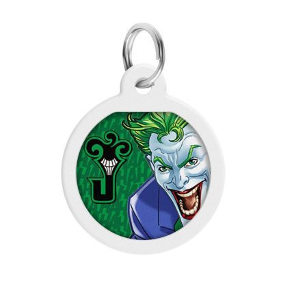 Waudog Smart ID Mεταλλική Eτικέτα Tαυτοποίησης Joker green 25mm