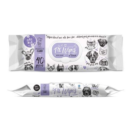 Perfect Care Pet Wipes με Χλωρεξιδίνη White Musk 40 Μαντηλάκια