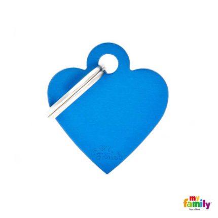 Ταυτότητα BASIC Καρδιά Μικρή Μπλε 2.5x2.3cm