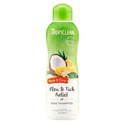 Tropiclean Neem and Citrus Flea and Tick Relief Shampoo 592ml