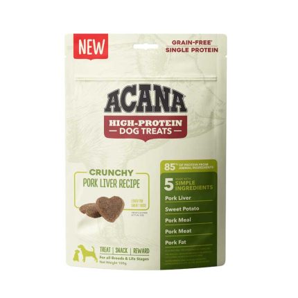 Acana Dog High Protein Crunchy Treat Pork Liver 100gr