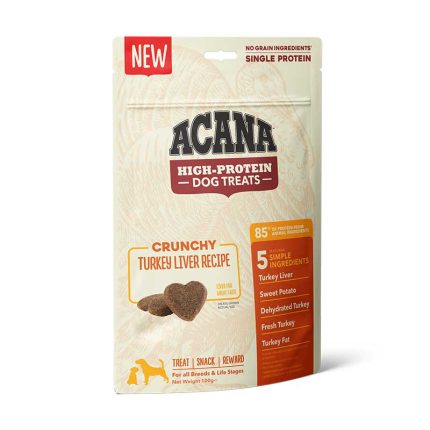 Acana Dog High Protein Crunchy Treat Trukey Liver 100gr