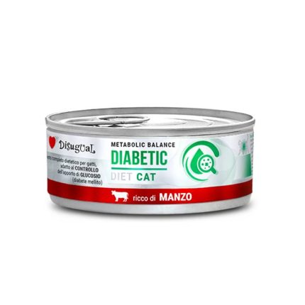 Disugual Κλινική Κονσέρβα Γάτας Diabetic με Βοδινό 85gr