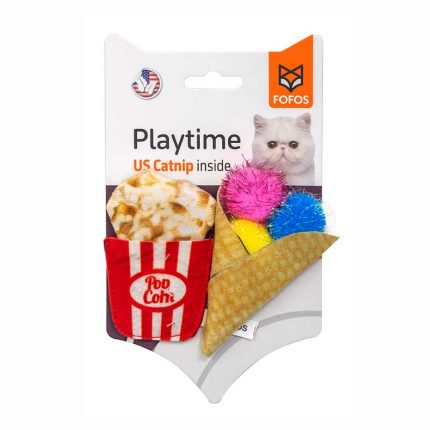 Fofos Παιχνίδι Γάτας Popcorn and Cone 2τμχ
