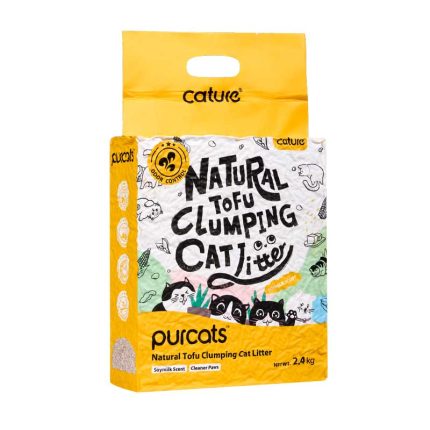Cature Pure Tofu Clumping Cat Litter Milky Scent 6L